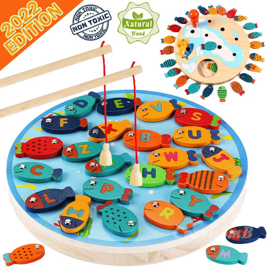 Wooden Magnetic Fishing Game | CozyBomB™